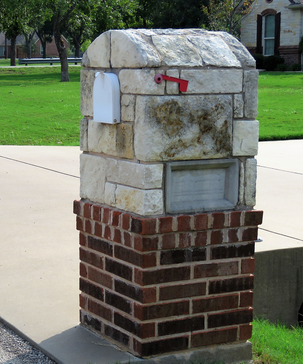 Brick Mailbox