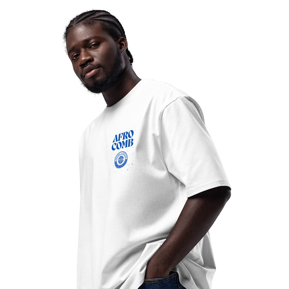 Miniature : T-shirt Oversized Afro Comb