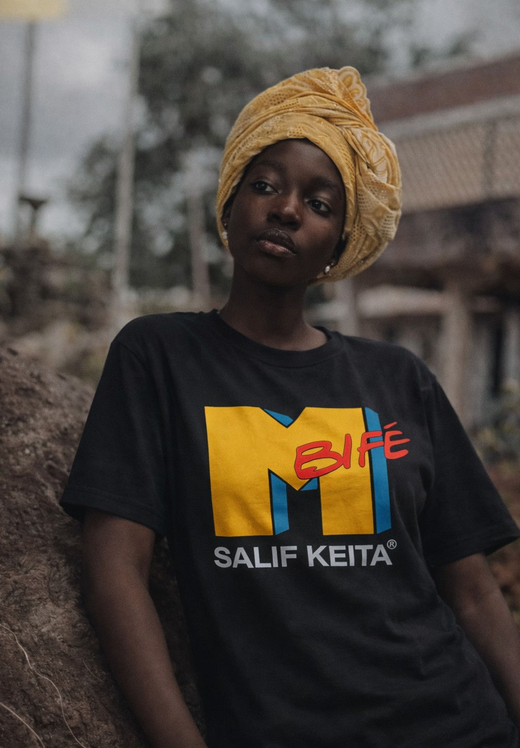 T-shirt Mbifé Salif Keita Black