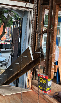 Structural Steel Installation Difficult Spaces
