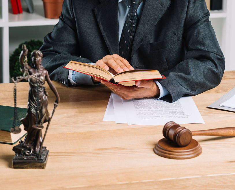mature-male-lawyer-reading-book-with-gav