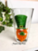 Leprechaun Gnome on Your Choice of Glass - Includes 1 FREE drink