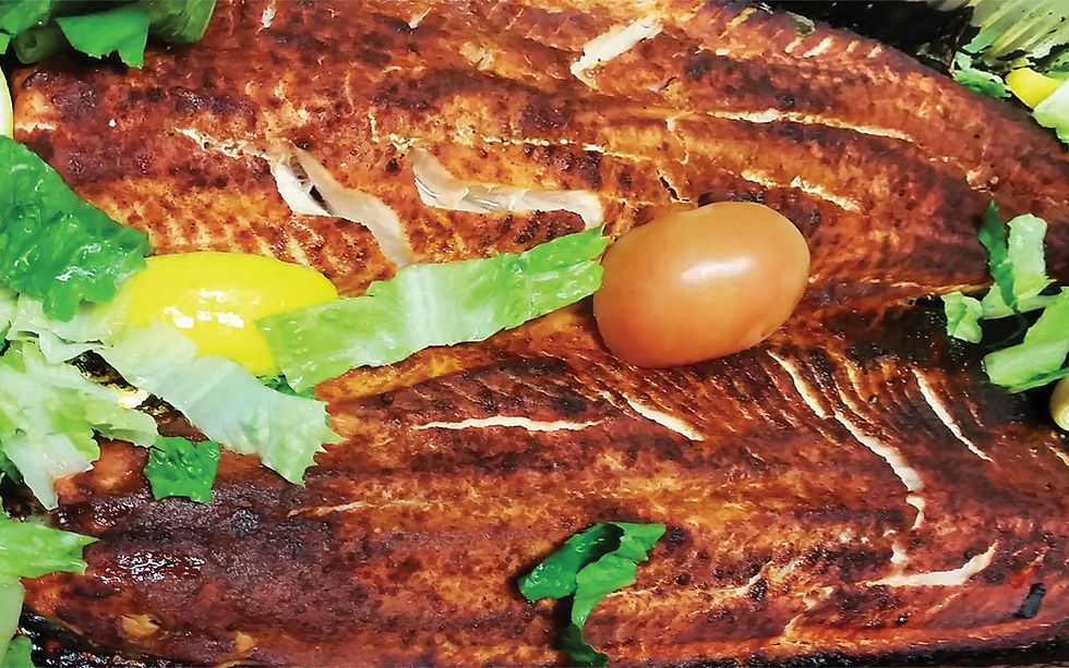 Arranged Food and Objects