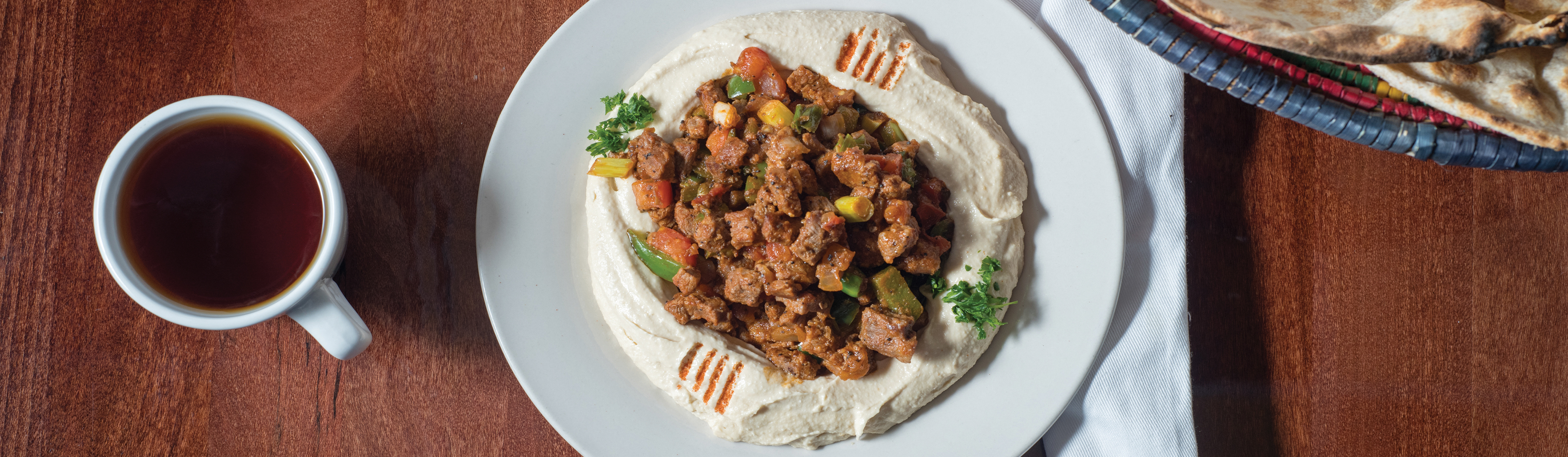 Arranged Food and Objects