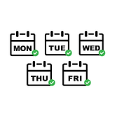 5 day schedule at Lily Montessori Daycare