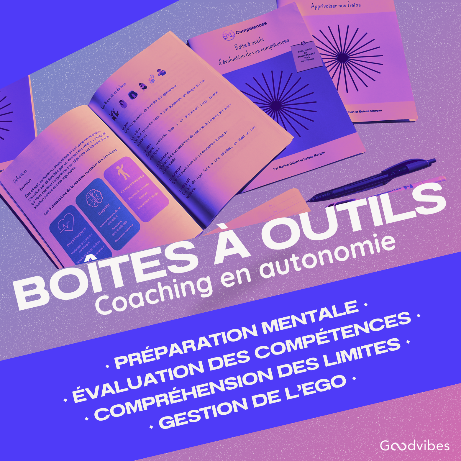 Coffret boîtes à outils - 4 livrets de coaching en autonomie