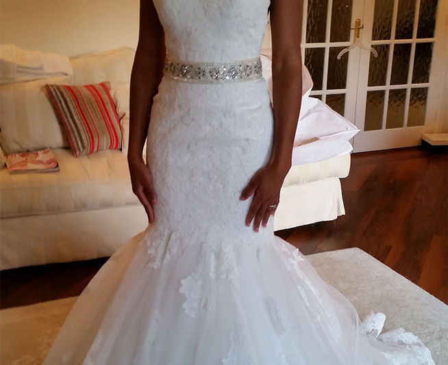 bride in a wedding dress