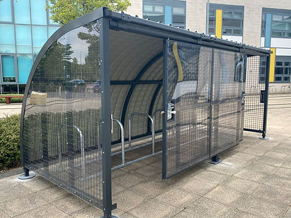 Installation of new cycle shed at South Shields School
