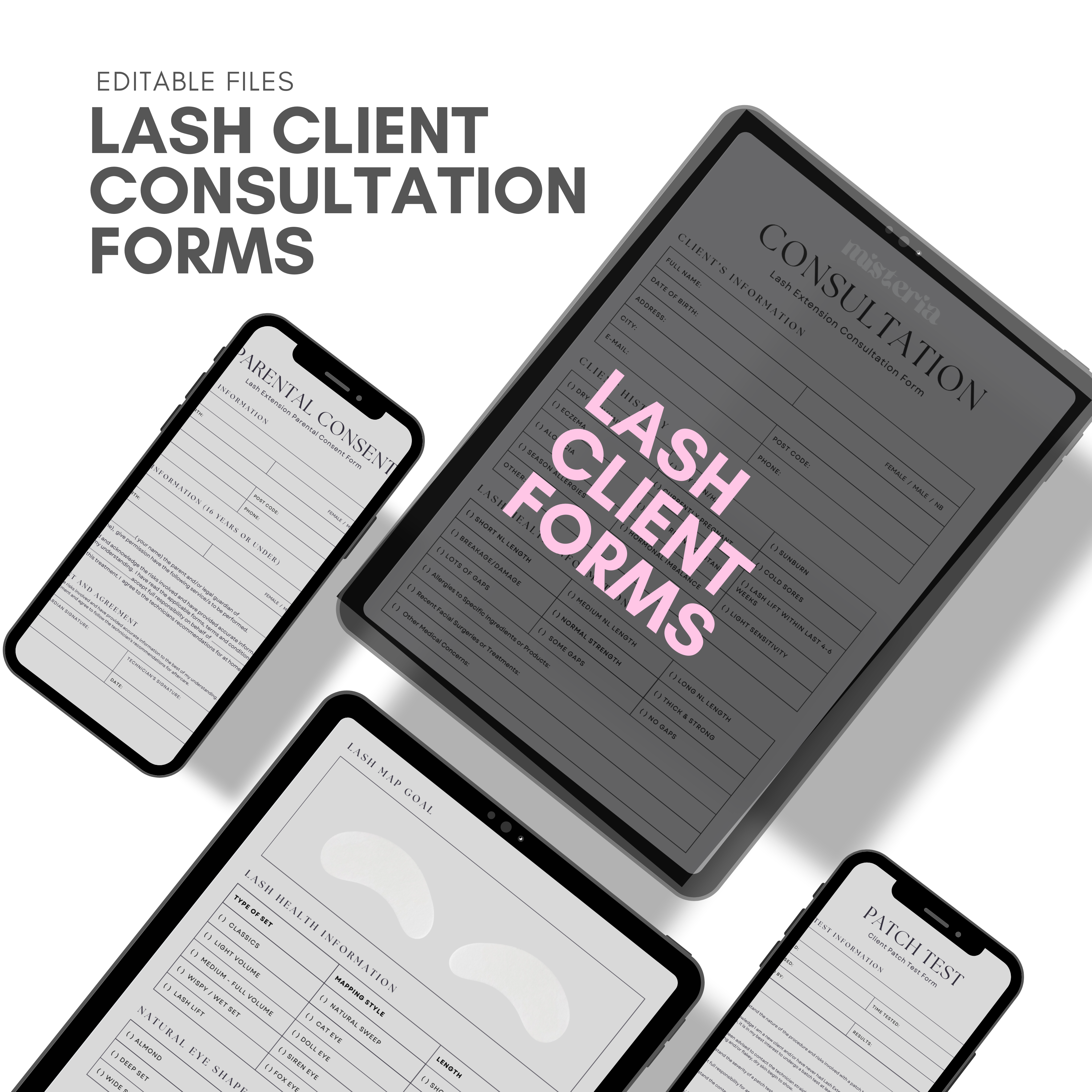 LASH CLIENT CONSULTATION FORMS