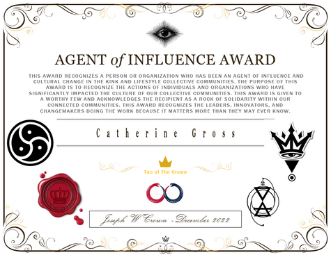 Highlighting Catherine Gross, An Agent of Influence of 2022