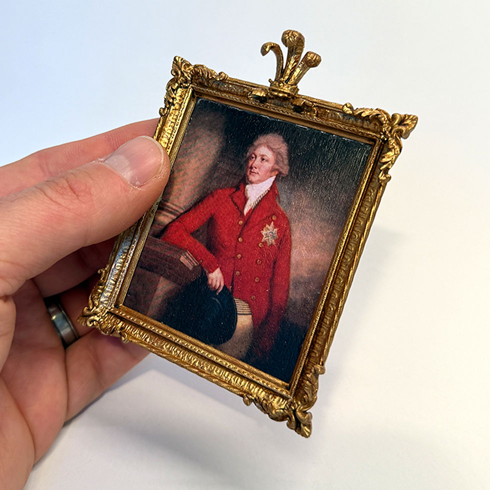 Thumbnail: George IV as Prince of Wales in Crest Frame - Large