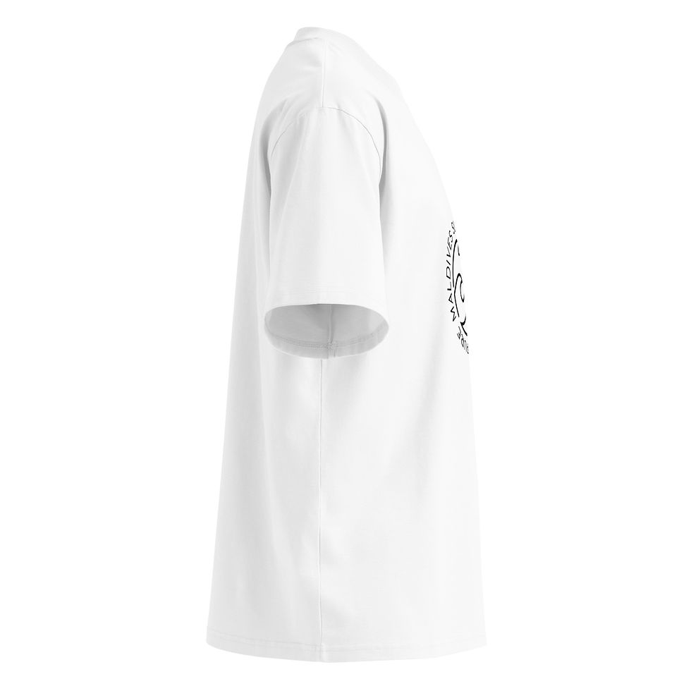 Thumbnail: Unisex organic oversized high neck t-shirt