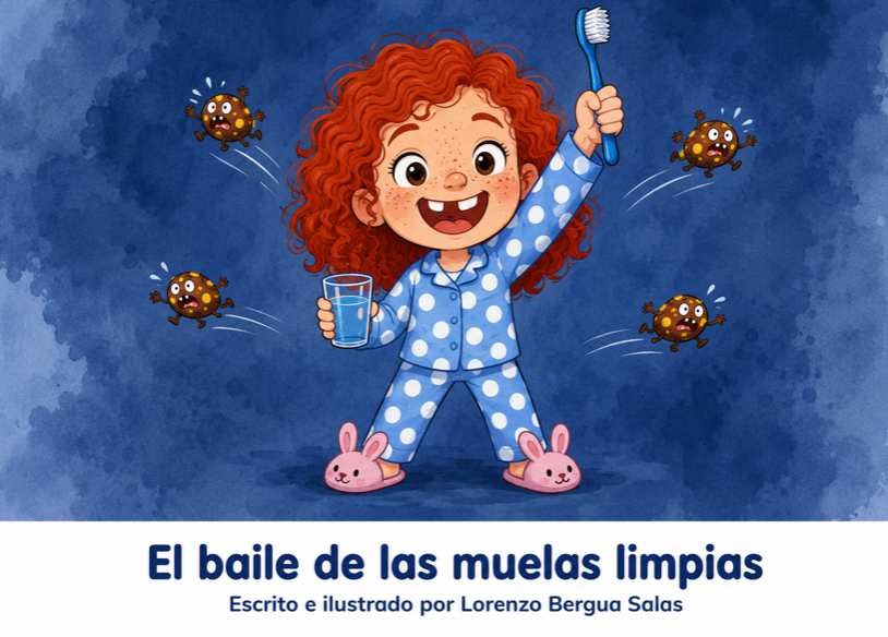 El baile de las muelas limpias: cuento infantil sobre higiene bucodental para que niños de 3 a 7 años cuiden su sonrisa, con Alicia y sus dientes bailarines.