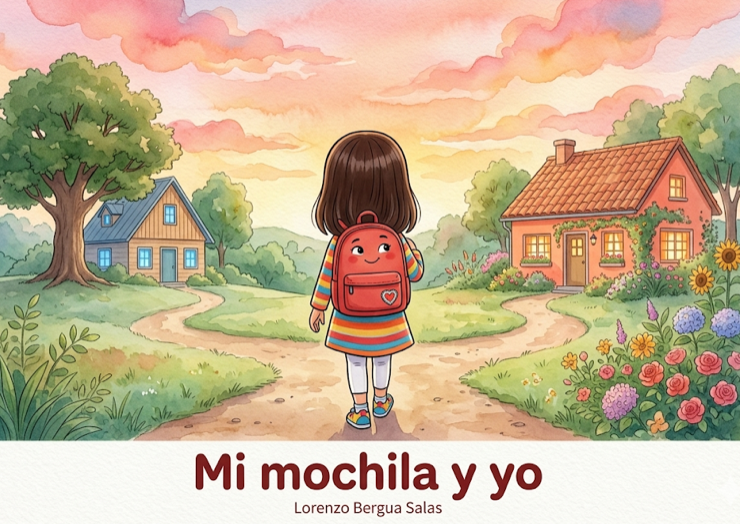 Mi mochila y yo: cuento infantil sobre el divorcio y la custodia compartida para niños de 3 a 7 años.