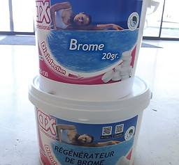 Brome 5kg et régénérateur de brome 5 kg