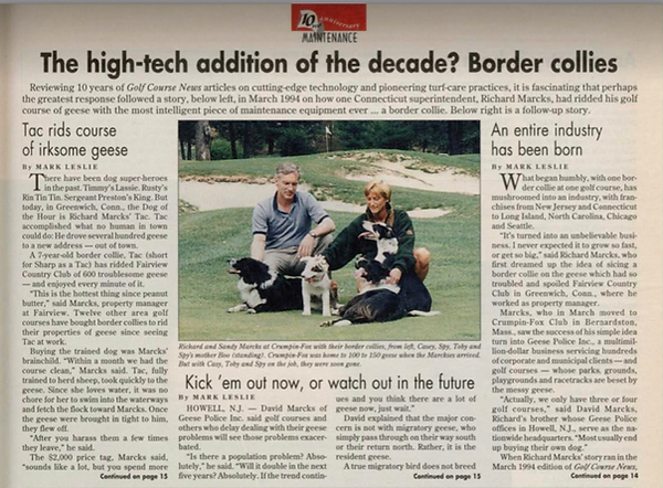 Article about how Dad started this Business