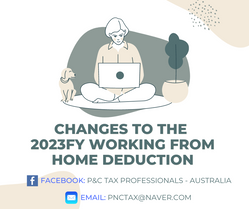 Tax Return:: Changes to the 2023FY Working From Home Deduction