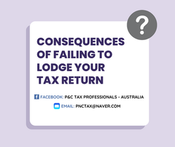 Tax Return:: Consequences of Failing to Lodge Your Tax Return