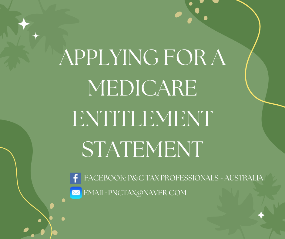 Tax Return Applying for a Medicare Entitlement Statement