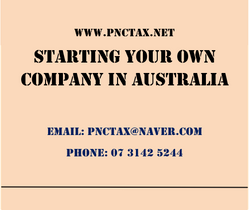 Tax Return:: Starting your own Company in Australia