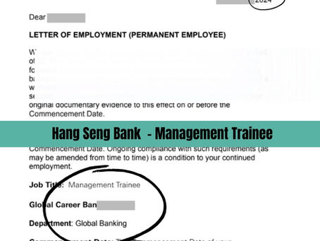 Hang Seng Bank - Management Trainee 2024