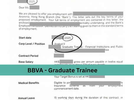 BBVA - Graduate Trainee