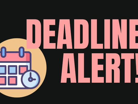 Grad Job: Deadline Alert!