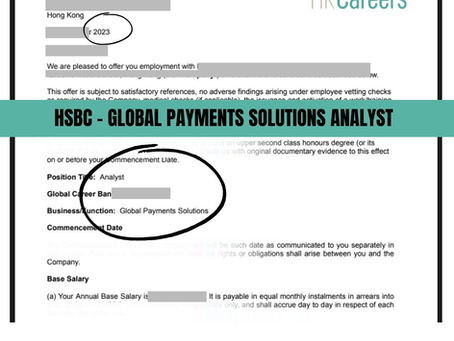 HSBC - GLOBAL PAYMENTS SOLUTIONS ANALYST 2024