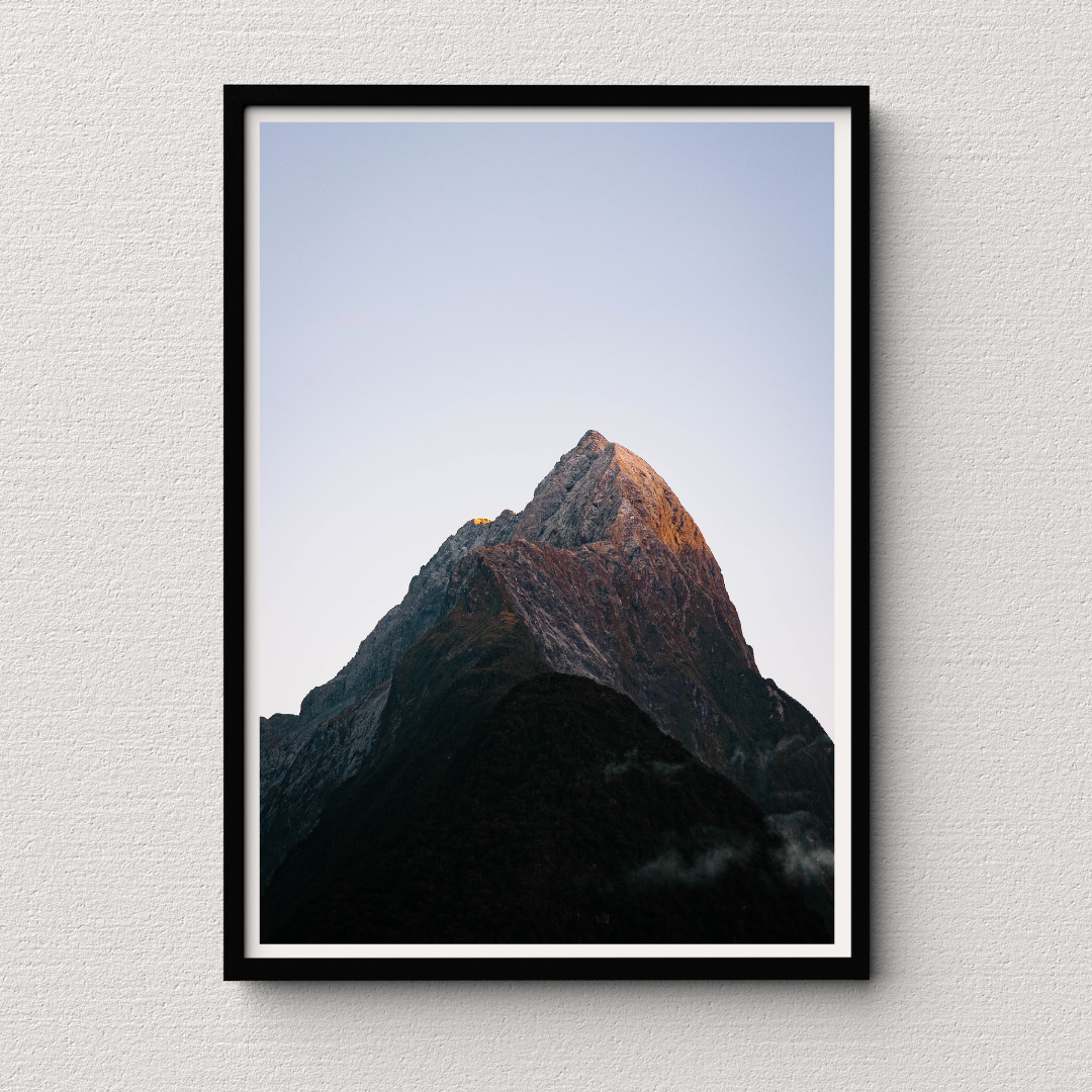 Mitre Peak Fine Art Print