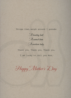 Card of the Week - Thanks, Mom!