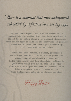 Card of the Week - Easter Bunny Laments