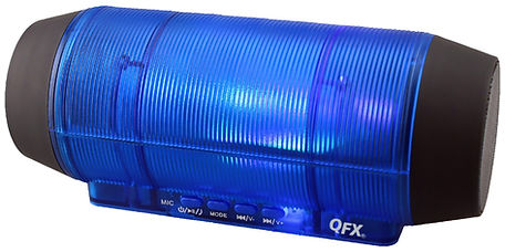QFX BT‑44 Portable Speaker ‑ Wireless-Blue