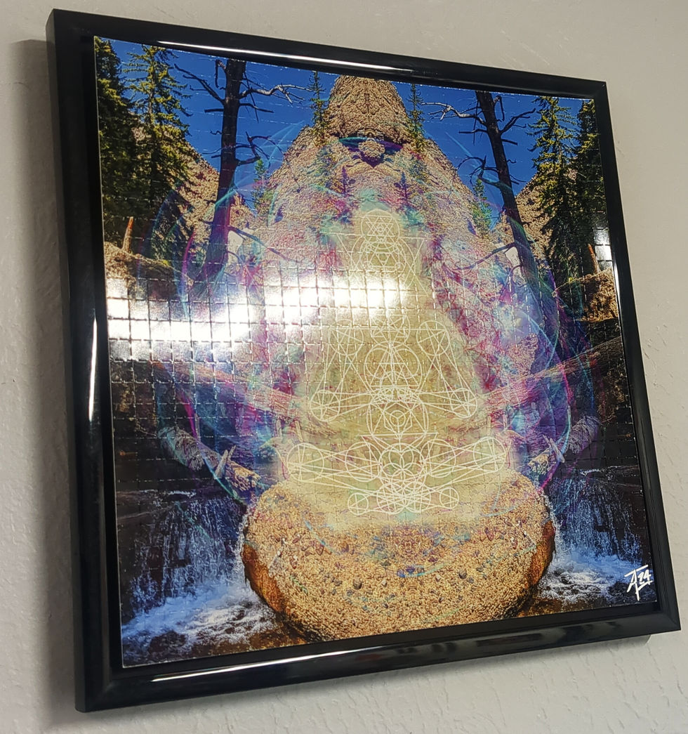 Pagosa Waterfall Meditation Blotter