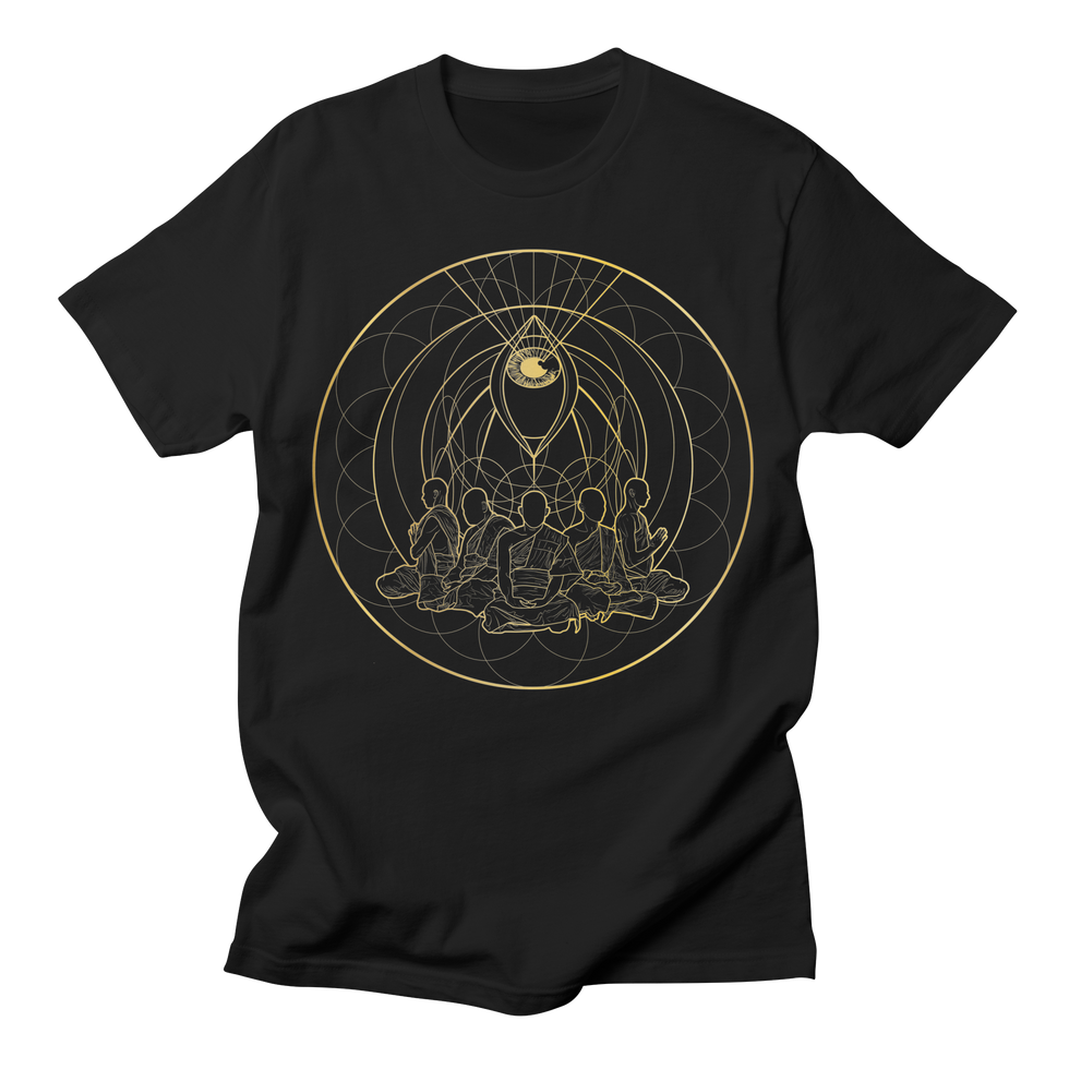 Golden Manifestation Meditation T-Shirt