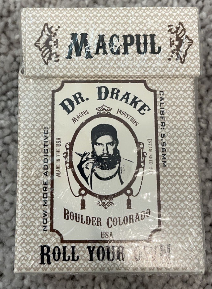 Dr. Drake "Roll Your Own" Dummy Round Promotional Cigarette Packaging for SHOT Show