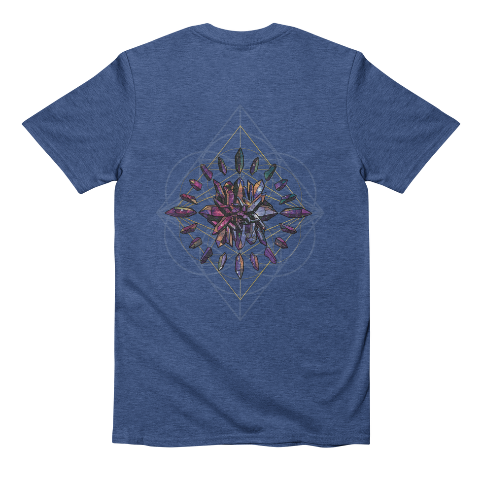 Cosmic Crystal Bloom T-Shirt