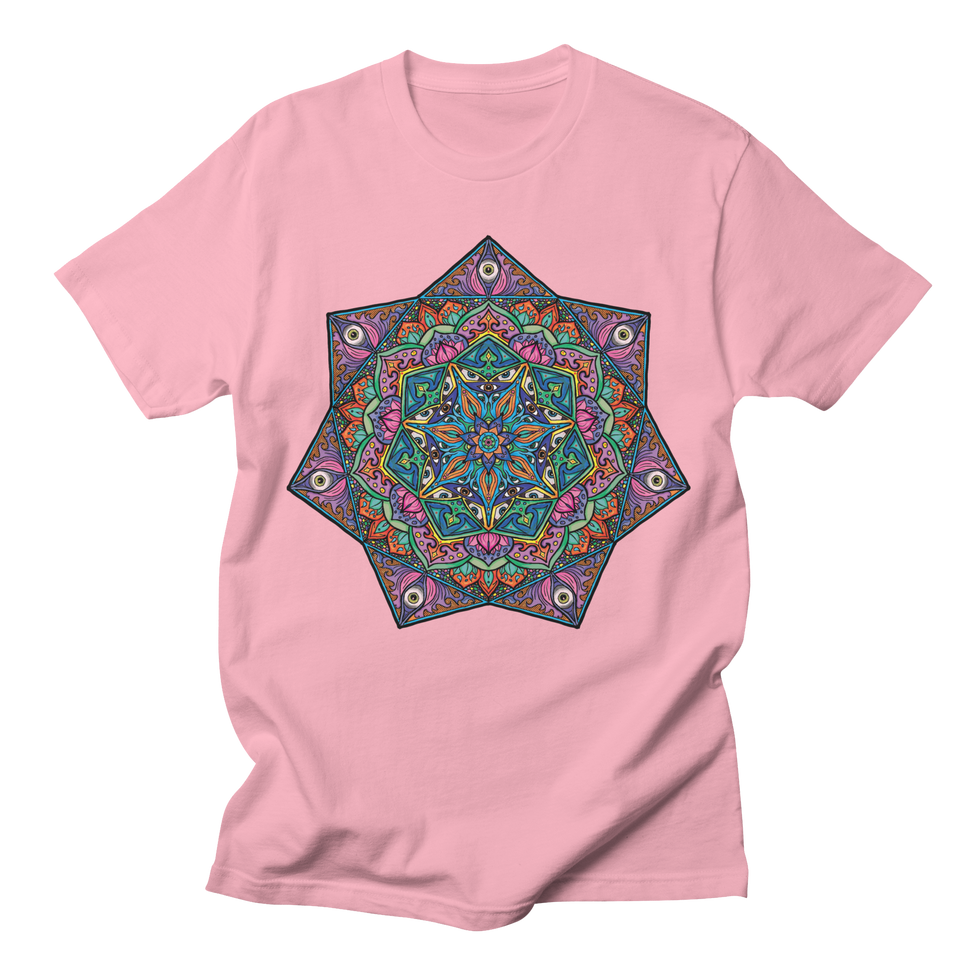 Floral Gaze Mandala T-Shirt