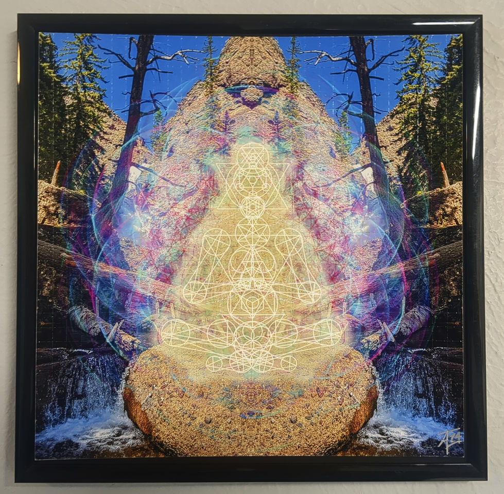 Pagosa Waterfall Meditation Blotter