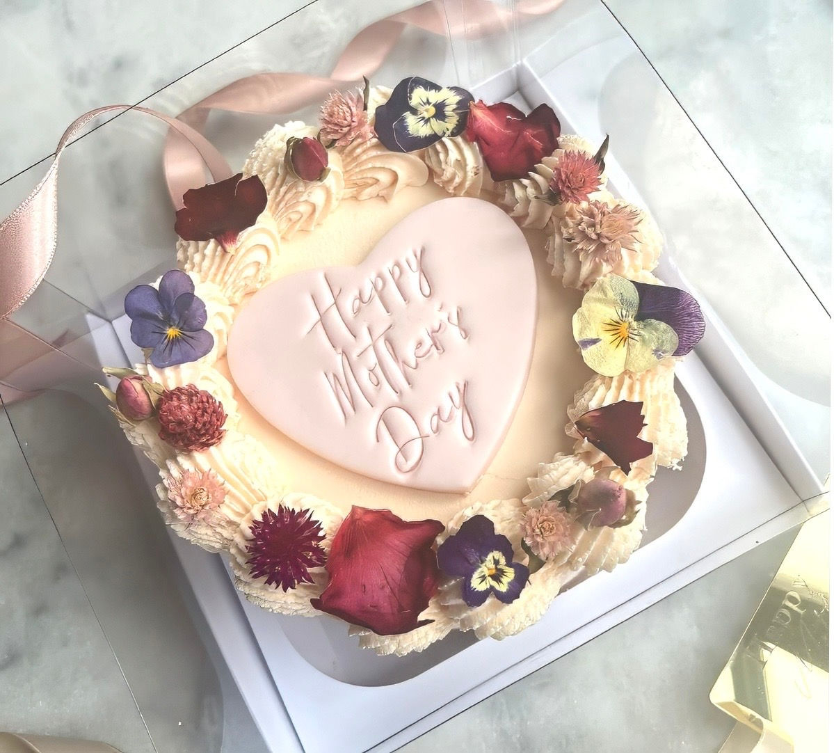 Mother's Day Floral buttercream cake