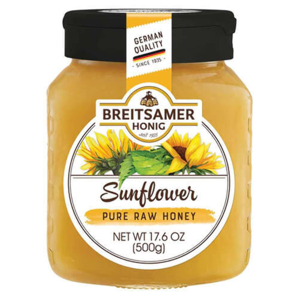 Breitsamer Pure Raw Sunflower Honey (17.6oz)