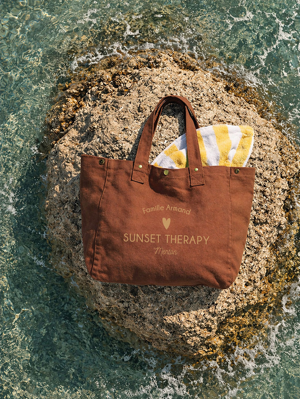 grand sac cabas de plage personnalisé mum bag tote bag sac vacances cadeau maman mamie