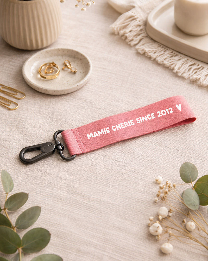 Porte clé personnalisé cadeau papa papi maman mamie