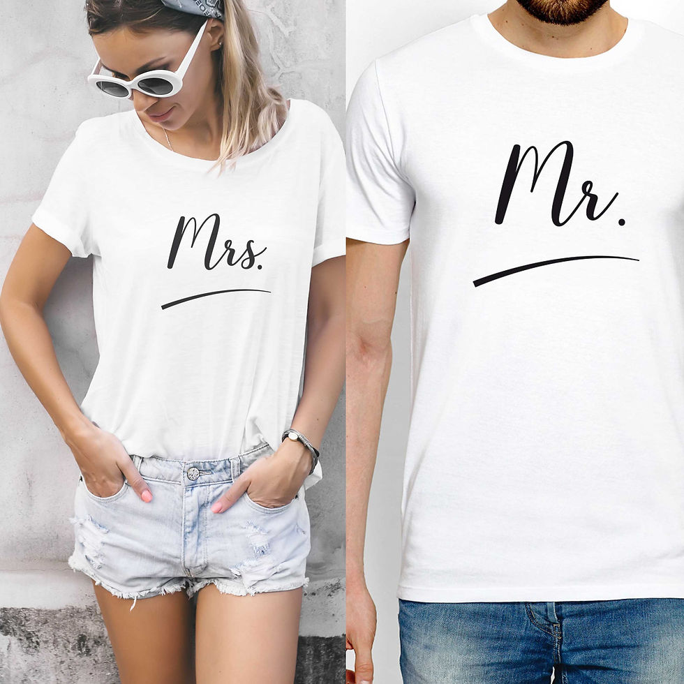 T-shirt EVJF Mrs personnalisé