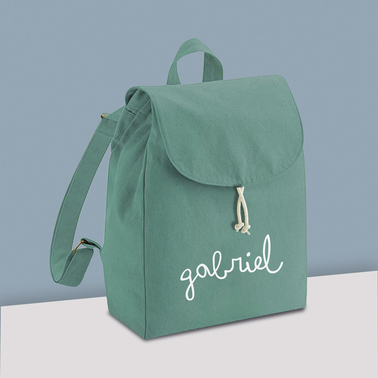 Sac à dos enfant (maternelle) en coton BIO personnalisé