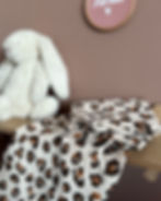 lange bébé gaze de coton léopard cadeau naissance