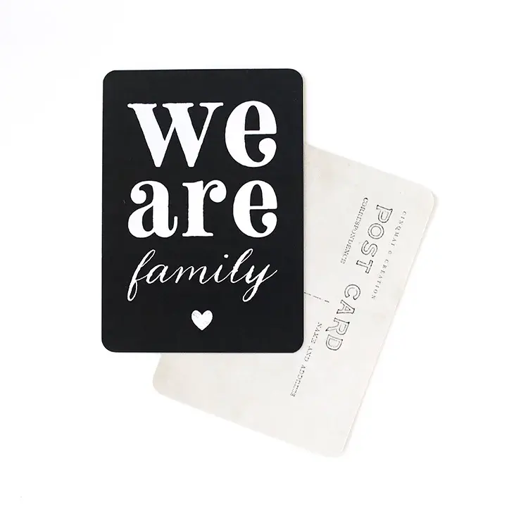 Carte postale we are family