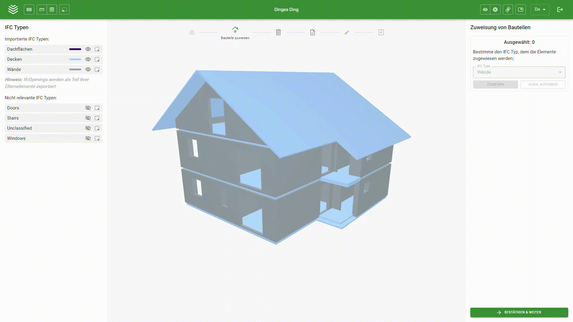 BIM-Modelldaten, Importer, Architekturmodelle im IFC Format, nutzbare Geometrien für Statik, Modugen, Statik für Holzbau