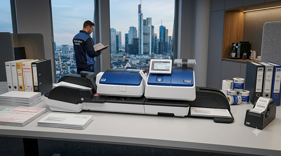PostBase Fusion 120 Frankiermaschine für schnelle und zuverlässige Postbearbeitung