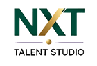 NXT Talent Studio Logo in Gold, Grün