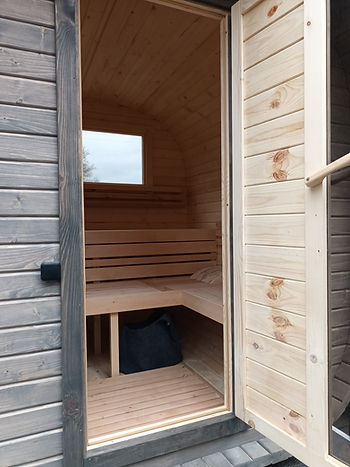 mobile Sauna, Fasssauna, Saunaraum, perfektes Sauna-Erlebnis, Sauna Allmannshofen, Saunaeimer